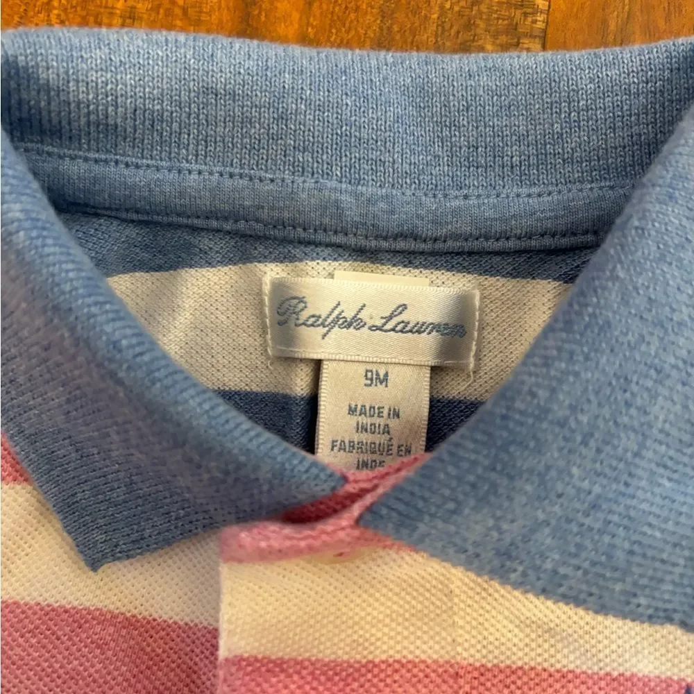 Ralph Lauren multicolor stripe short sleeve polo